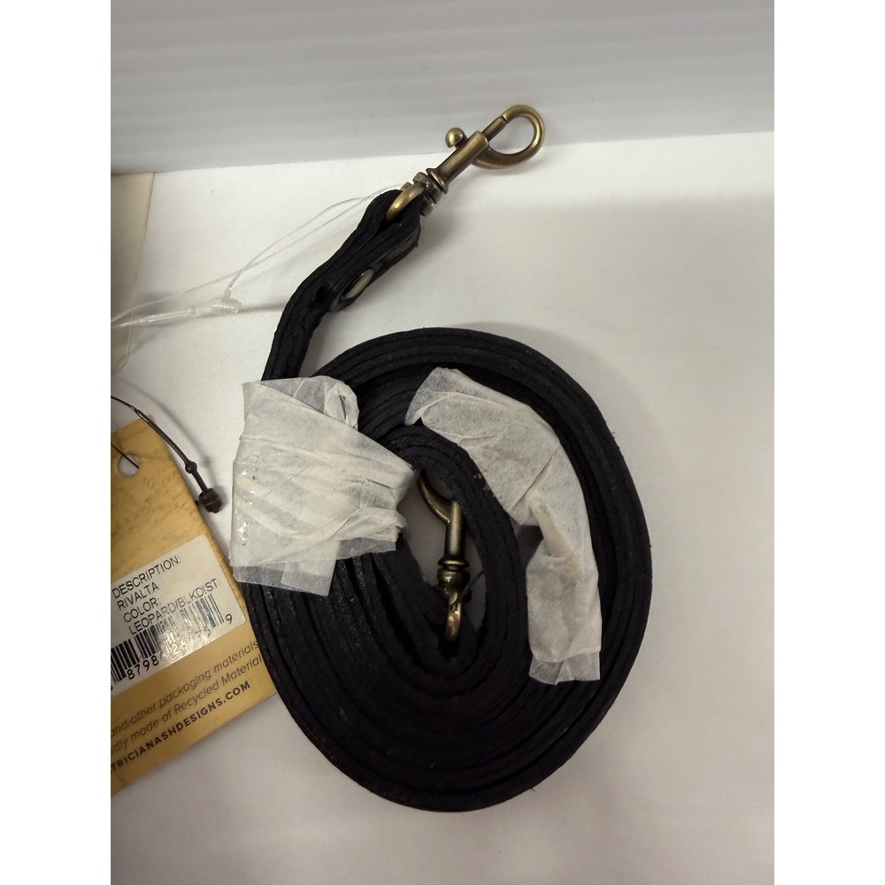 Patricia Nash, Rivalta Crossbody Bag Leather LEOPARD CALF HAIR NWTS EXTRA SMALL - Picture 2 of 7